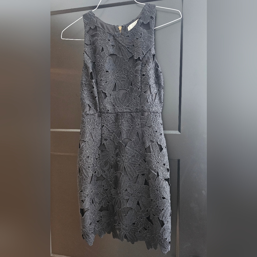 Elegant Black Lace Dress